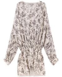 Golden Goose - Floral Print Dress - Lyst