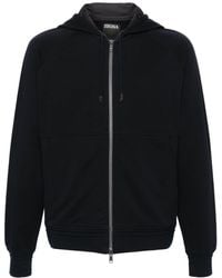 Zegna - Zip-up Hooded Jacket - Lyst