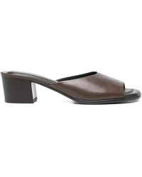 Lemaire - Square-Heeled Mules 55 Mm - Lyst