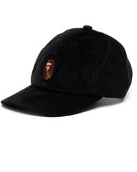 A Bathing Ape - Ape Head Baseballkappe aus Cord - Lyst