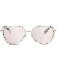 Burberry - ラウンドフレーム サングラス - Lyst