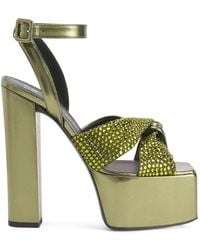 Giuseppe Zanotti - Souree 150Mm Crystal-Embellished Sandals - Lyst