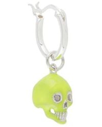 True Rocks - Skull-Drop Hoop Earring - Lyst