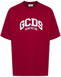 Gcds - T-shirt Met Logo-applicatie - Lyst