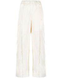 Jil Sander - Elasticated-Waist Wide-Leg Trousers - Lyst