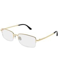 Cartier - Rectangle-Frame Glasses - Lyst
