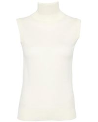 Sportmax - Sleeveless Turtleneck Sweater - Lyst