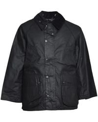 Barbour - Oversized Bedale Waxed Jacket - Lyst