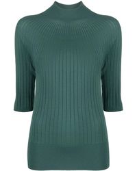 Malo - Ribbed-Knit Virgin Wool Jumper - Lyst