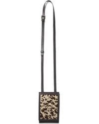 Peserico - Animal-Print Calf Leather Foldover Crossbody Mini Bag - Lyst