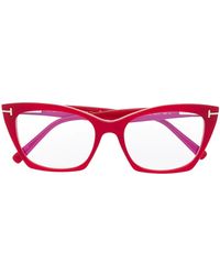 Tom Ford - Cat-Eye Frame Glasses - Lyst