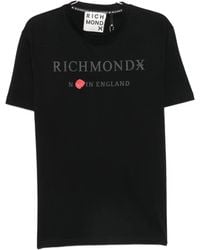 John Richmond - Logo-Print Cotton T-Shirt - Lyst