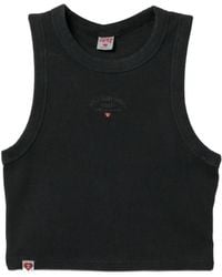 AAPE BY A BATHING AP - Heart Logo Embroidered Tank Top - Lyst