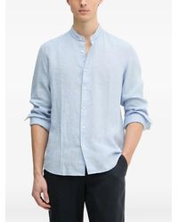 Marc O' Polo - Band-Collar Long-Sleeve Shirt - Lyst