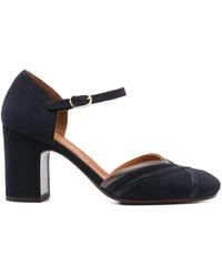 Chie Mihara - 80Mm Ankle-Strap Block-Heel Pumps - Lyst