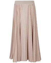 Herno - Pleated Graphic Skirt - Lyst