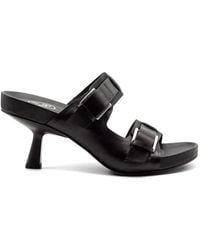 Ash - Jakarta Buckled Leather Sandals - Lyst