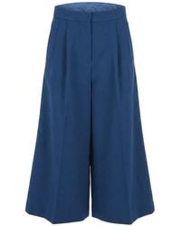 Marni - Gaucho Pleated Wide-Leg Trousers - Lyst