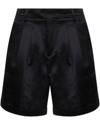 Briglia 1949 - Pleated Satin-Finish Shorts - Lyst
