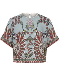 Lug Von Siga - Dakota Graphic-Print Top - Lyst