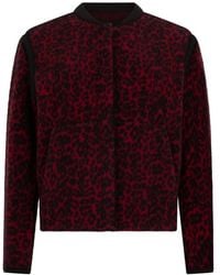 Moorer - Animal-Pattern Cardigan - Lyst