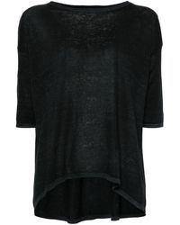 Avant Toi - Crew-neck Knitted T-shirt - Lyst