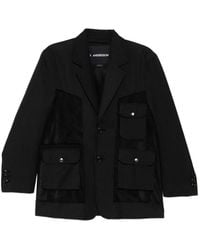 ANDERSSON BELL - Pinstripe Patch Pocket Jacket - Lyst