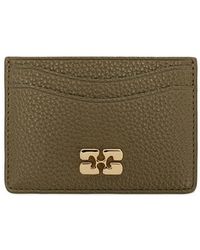 Ganni - Bou Logo-Plaque Cardholder - Lyst