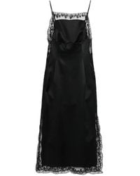 Ermanno Scervino - Lace-Trim Midi Dress - Lyst