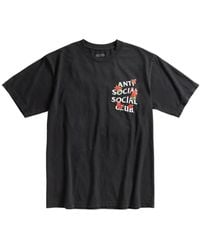 ANTI SOCIAL SOCIAL CLUB - Embroidered Rose Kkotch T-Shirt - Lyst