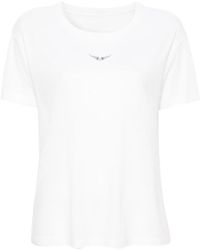 Zadig & Voltaire - Marta Wings-Appliqué T-Shirt - Lyst