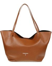 Patrizia Pepe - Never Complete Leather Tote Bag - Lyst