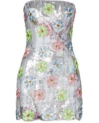 Brandon Maxwell - The Esme Sequined Mini Dress - Lyst