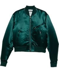 Tom Ford - Biker-Style Satin Bomber Jacket - Lyst