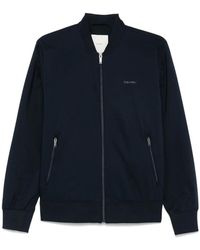 Calvin Klein - Logo-Print Bomber Jacket - Lyst