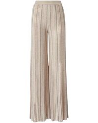 Missoni - Ribbed Palazzo Trousers With Sequins - Lyst