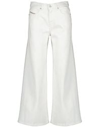 DIESEL - Five-Pocket Wide-Leg Jeans - Lyst