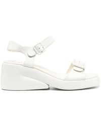 Camper - Kaah Buckled Wedges - Lyst