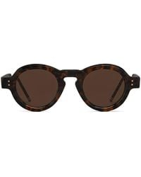 Thom Browne - Tortoiseshell Round-Frame Sunglasses - Lyst