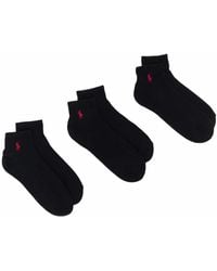 Polo Ralph Lauren - Polo Pony Socks Three-Pack - Lyst