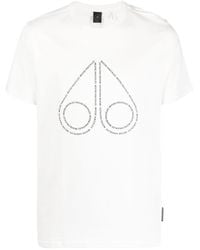 Moose Knuckles - T-Shirt mit Logo-Print - Lyst