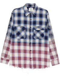 ERCOLE STUDIO - Stud-Embellished Checked Shirt - Lyst