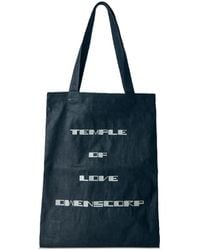 Rick Owens - Text-Graphic Rectangular Tote Bag - Lyst