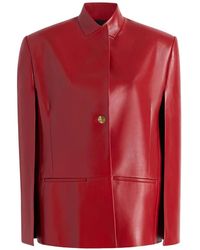 KHAITE - Dolso Leather Jacket - Lyst