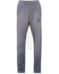 Rhude - Logo-Embroidered Track Pants - Lyst