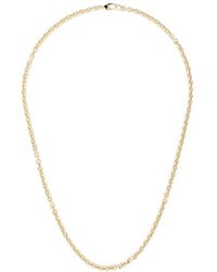 Lizzie Mandler - 18kt Yellow Gold Micro Chain Necklace - Lyst