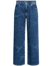 KARL LAGERFELD - Wrinkle-Effect Jeans - Lyst