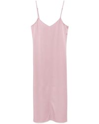 Forte Forte - Midikleid Aus Satin - Lyst