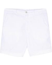 120% Lino - Chino-Shorts aus Leinen - Lyst