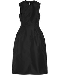 Jil Sander - Technical Faille Midi Dress - Lyst